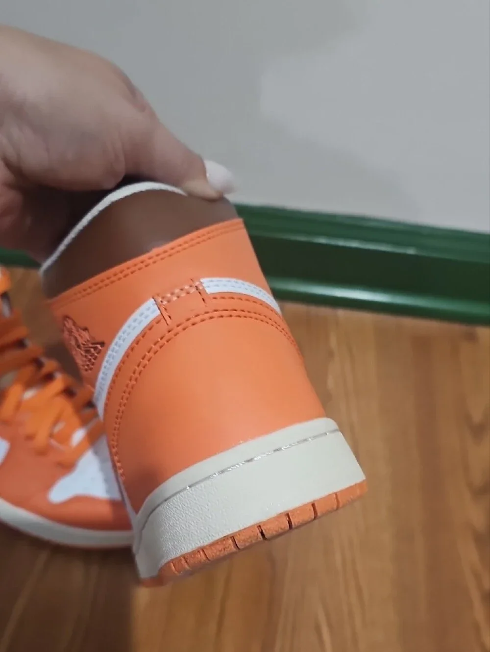 Jordan Air 1 High Orange/White Men's Sneakers